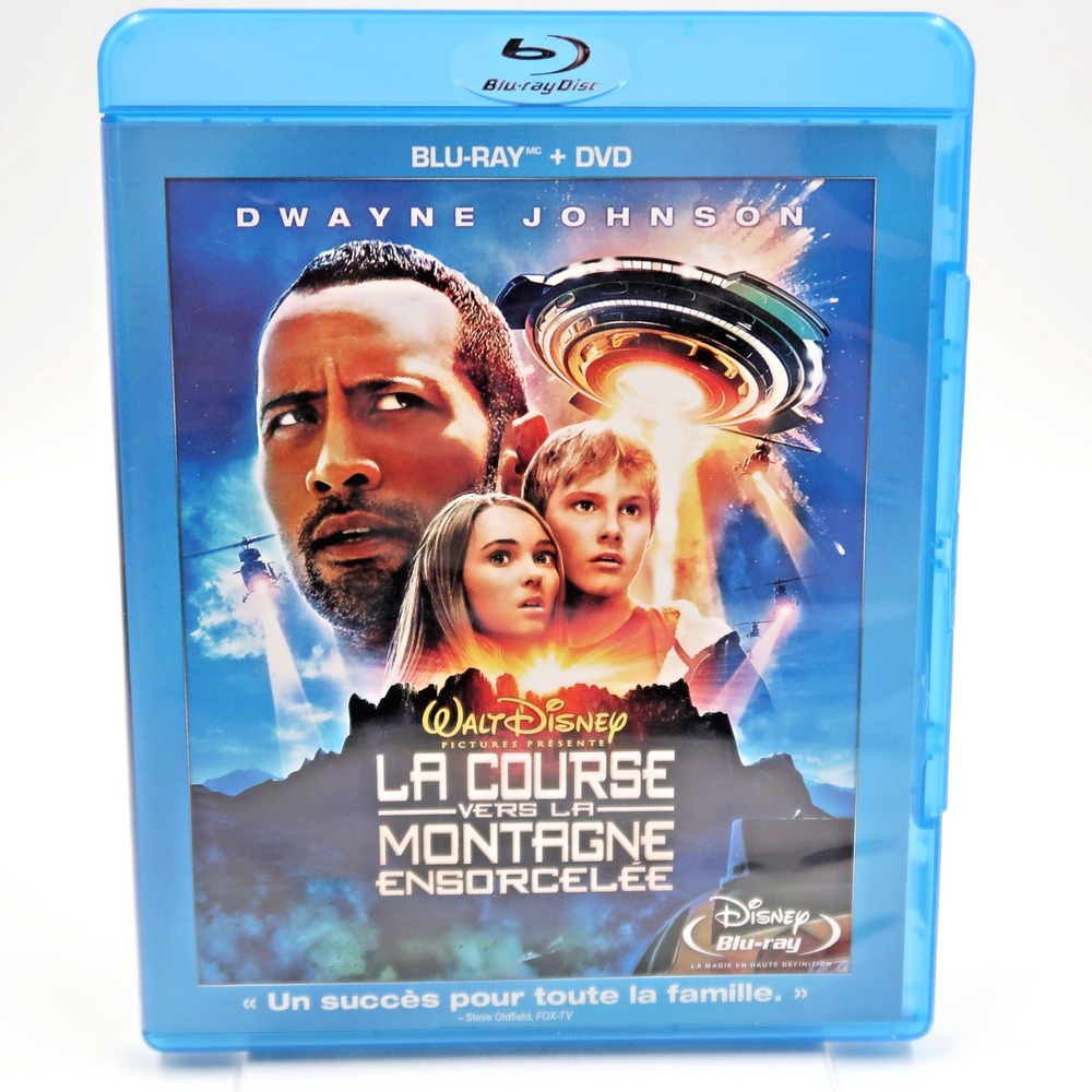 Disney Race to Witch Mountain Blu-ray DVD 2010 Dwayne Johnson Action Movie PG